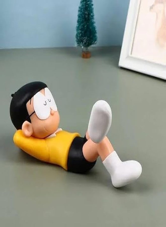 SMARAN Cute Kid Nobita Relaxing Figure | Nobita Figure | Collectible| No Box | Doraemon Lover | Doraemon Lover | 18 cm | Anime | Lying Pos - Image 3